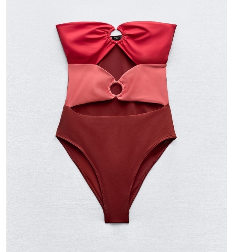 ZARA CUT OUT SWIMSUIT NEW XL